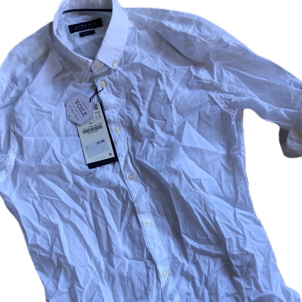 ZARA men’s long sleeve casual dress shirt